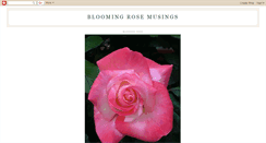 Desktop Screenshot of bloomingrosemusings.blogspot.com