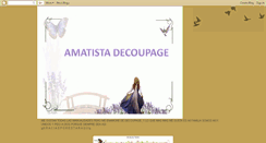 Desktop Screenshot of amatistadecoupage.blogspot.com