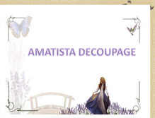 Tablet Screenshot of amatistadecoupage.blogspot.com