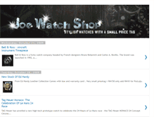 Tablet Screenshot of joewatchshop.blogspot.com