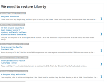 Tablet Screenshot of defenderofliberty.blogspot.com