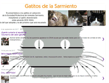 Tablet Screenshot of gatitosdelasarmiento.blogspot.com