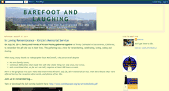 Desktop Screenshot of barefootandlaughing.blogspot.com