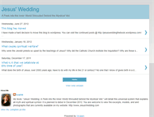 Tablet Screenshot of jesuswedding.blogspot.com