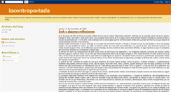 Desktop Screenshot of la-contraportada.blogspot.com