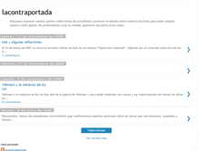 Tablet Screenshot of la-contraportada.blogspot.com