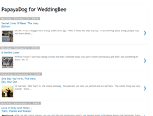 Tablet Screenshot of papayadogwedding.blogspot.com