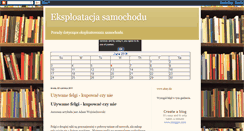 Desktop Screenshot of eksploatacjasamochodu.blogspot.com