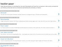 Tablet Screenshot of heckler-poser.blogspot.com