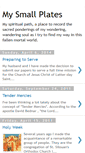 Mobile Screenshot of mysmallplates.blogspot.com