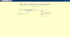 Desktop Screenshot of pgacolegioguayonge.blogspot.com