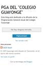 Mobile Screenshot of pgacolegioguayonge.blogspot.com