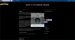 Desktop Screenshot of amysfitnessblog.blogspot.com