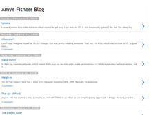 Tablet Screenshot of amysfitnessblog.blogspot.com