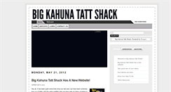 Desktop Screenshot of bigkahunatattshack.blogspot.com