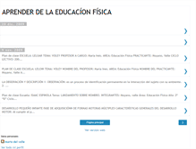 Tablet Screenshot of edufisacaenelaprendiza.blogspot.com