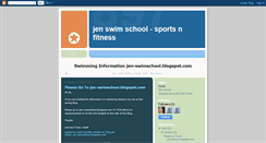 Desktop Screenshot of jenswimschool.blogspot.com