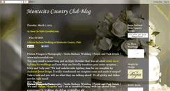 Desktop Screenshot of montecitocountryclub.blogspot.com