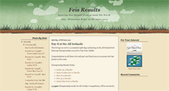 Desktop Screenshot of feisresults.blogspot.com