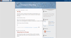 Desktop Screenshot of fruitypropoker.blogspot.com