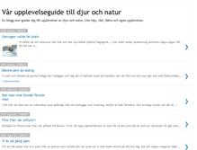 Tablet Screenshot of djur-och-natur.blogspot.com