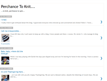 Tablet Screenshot of perchancetoknit.blogspot.com