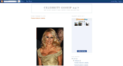 Desktop Screenshot of celebritygossip24-7.blogspot.com