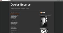 Desktop Screenshot of meuoculosescuro.blogspot.com