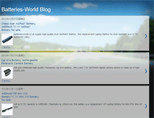 Tablet Screenshot of batteries-world.blogspot.com