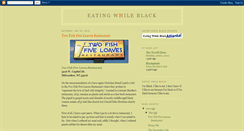 Desktop Screenshot of eatingwhileblack.blogspot.com