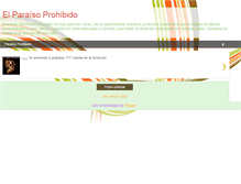 Tablet Screenshot of el-paraiso-prohibido.blogspot.com