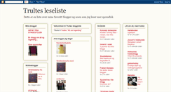 Desktop Screenshot of bloggliste.blogspot.com