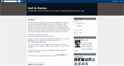 Desktop Screenshot of jasonlostinkenya.blogspot.com