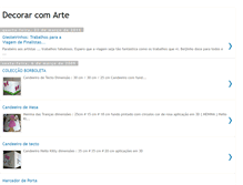 Tablet Screenshot of decorarcomarte.blogspot.com