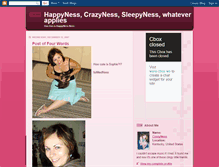 Tablet Screenshot of crazynesswastaken.blogspot.com