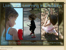 Tablet Screenshot of livingandlearninginfreedom.blogspot.com
