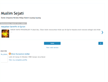 Tablet Screenshot of muslimcianjur.blogspot.com