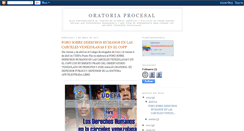 Desktop Screenshot of oratoriaprocesal.blogspot.com
