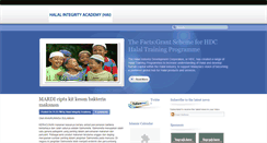 Desktop Screenshot of halalacademy.blogspot.com