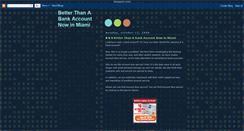 Desktop Screenshot of better-than-a-bank-account-now-mia.blogspot.com