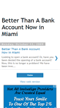 Mobile Screenshot of better-than-a-bank-account-now-mia.blogspot.com
