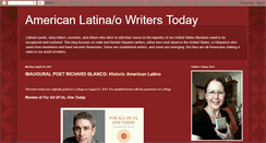 Desktop Screenshot of latinowriterstoday.blogspot.com