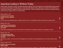 Tablet Screenshot of latinowriterstoday.blogspot.com