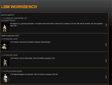Tablet Screenshot of lbminiatures.blogspot.com