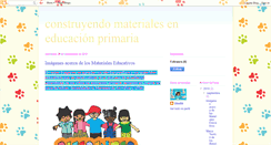 Desktop Screenshot of construyendomateriales-claudia.blogspot.com