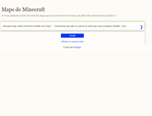 Tablet Screenshot of mapminecraft.blogspot.com