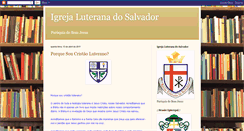 Desktop Screenshot of luteranadosalvador.blogspot.com