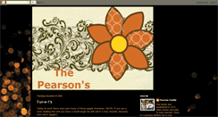 Desktop Screenshot of pearsonplace.blogspot.com