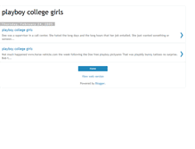 Tablet Screenshot of playboy-college-girls.blogspot.com