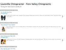 Tablet Screenshot of onegreatchiropractor.blogspot.com